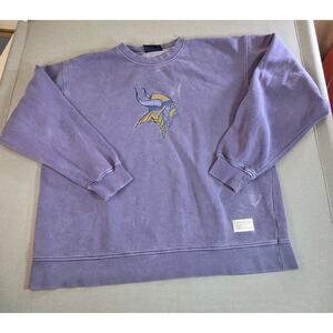 Reebok NFL Gridiron Classic Vikings Sweatshirt XL Vintage Wash 2006